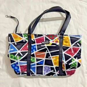 Romero Britto Nylon Tote Bag : Landscape